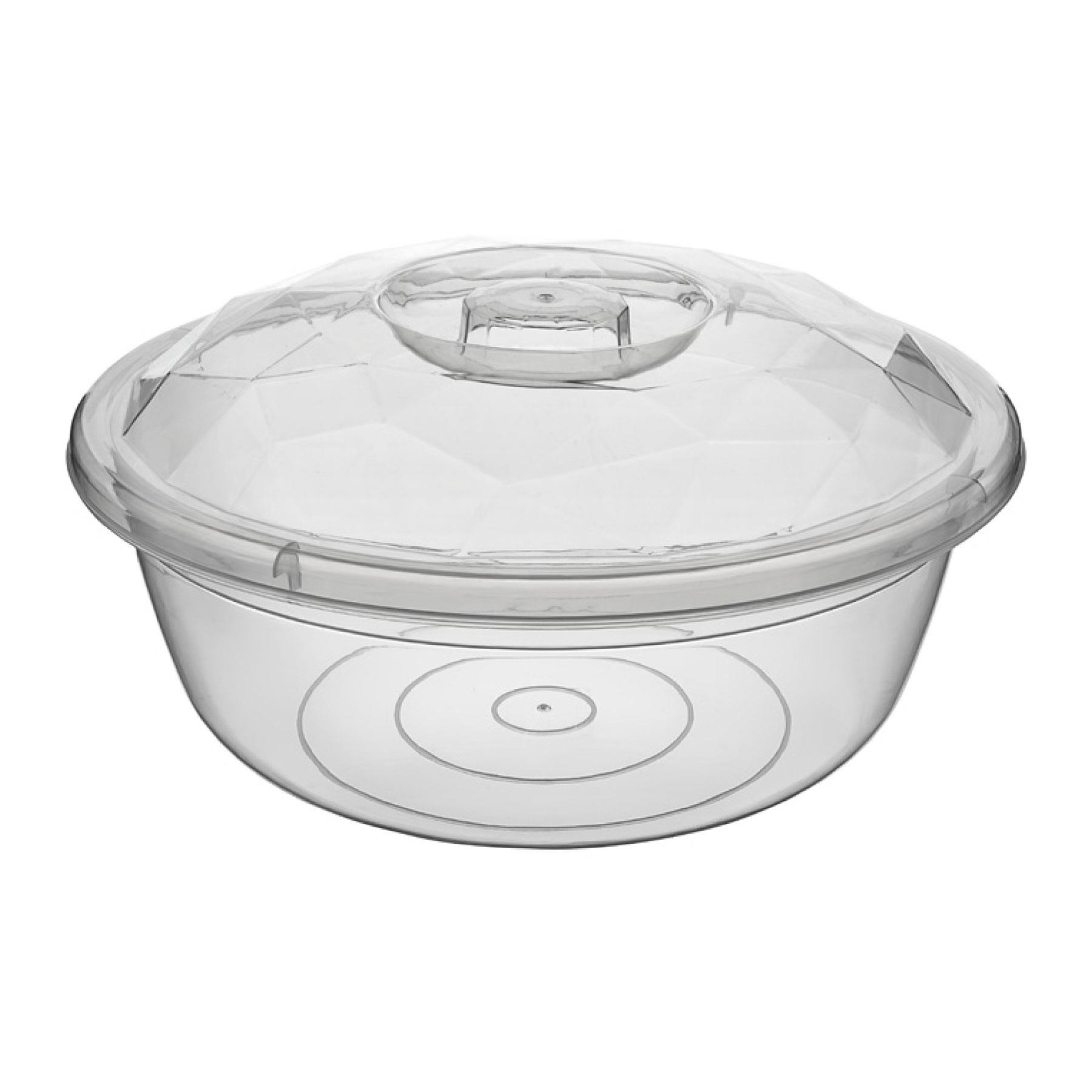 Qs Prizma Şeffaf Kapaklı Leğen 25Lt (5No) Qs-037