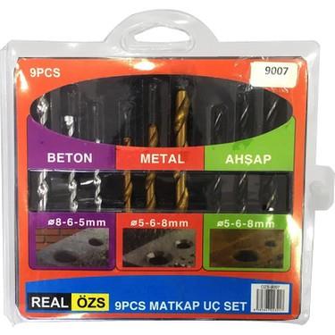 Realözs Matkap Uc Seti 9Pcs