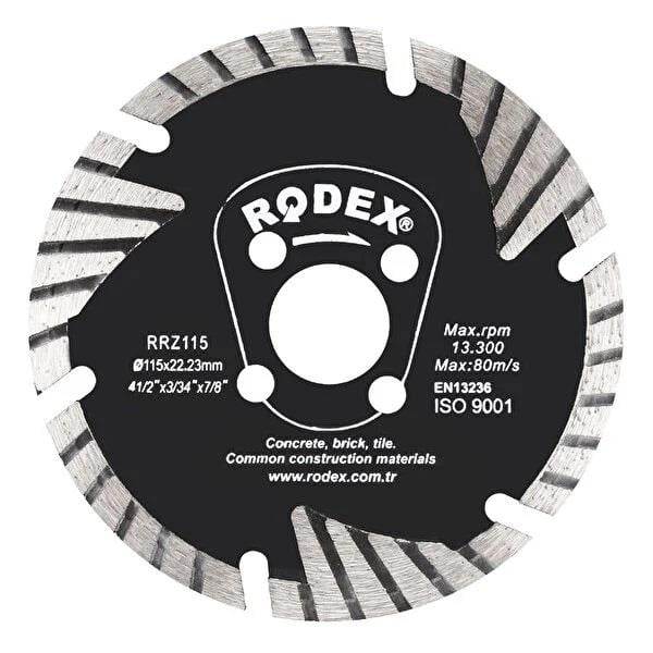 Rodex 115Mm Turbo Elmas Testere (Rrz115)