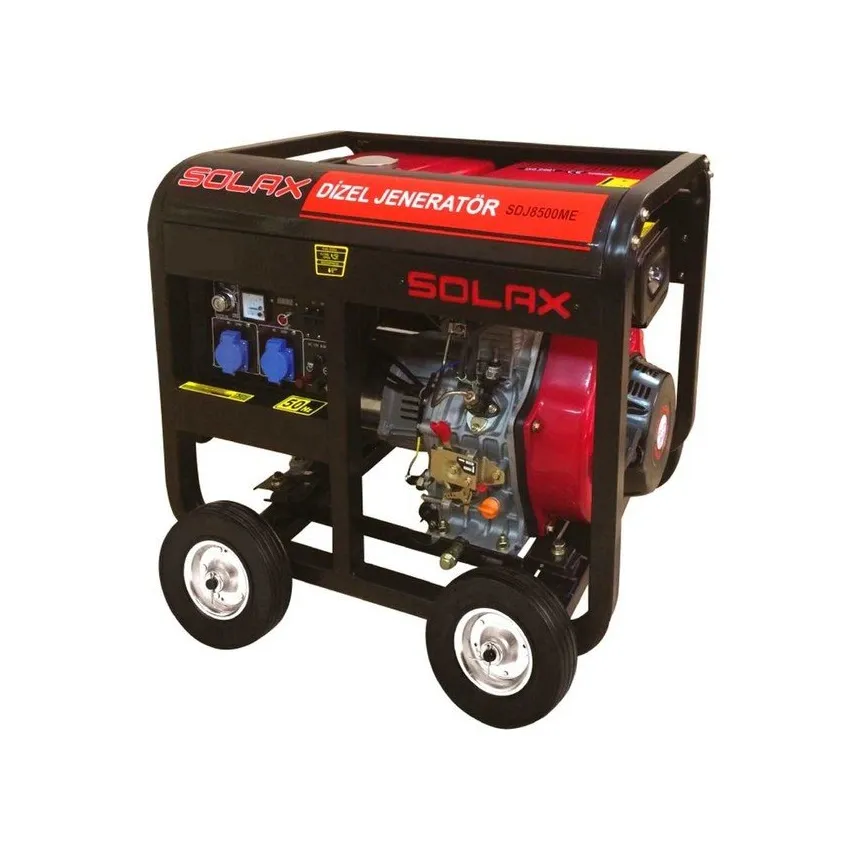 SOLAX 7.5KW MONOFAZE EL ARABALI JENERATÖR (SDJ8500