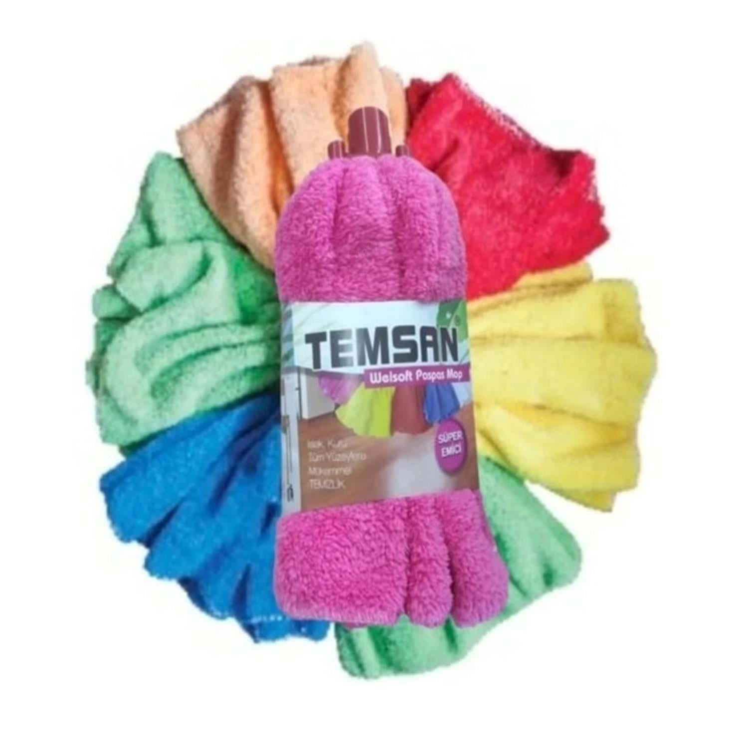 Temsan Mikrofiber Havlu Mop Kısa(Tm-075-076(NO-24