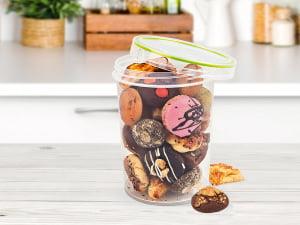 Üçsan Plastik Saklama Kabı 1.5Lt Şeffaf (M-768)