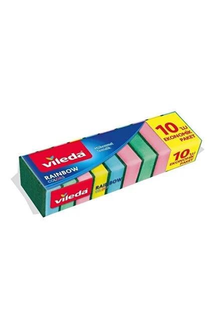 Vileda Rainbow 10lu Bulaşık Süngeri