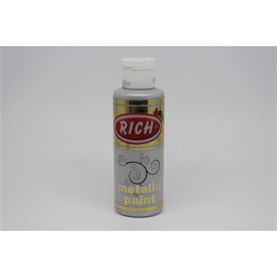Gümüş Metalik Akrilik Boya 130 ml