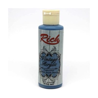 Petrol Mavi Vintage Akrilik Boya 130 ml
