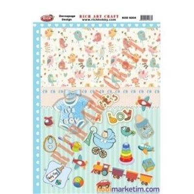 Dekopaj kağıdı (33x48 ) 9204