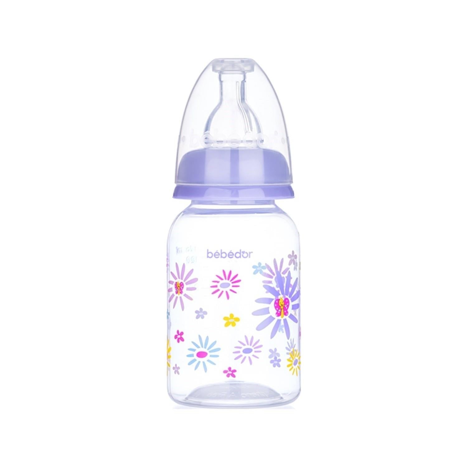 Bebedor Desenli PP 125 Ml Orta Akış - Mor