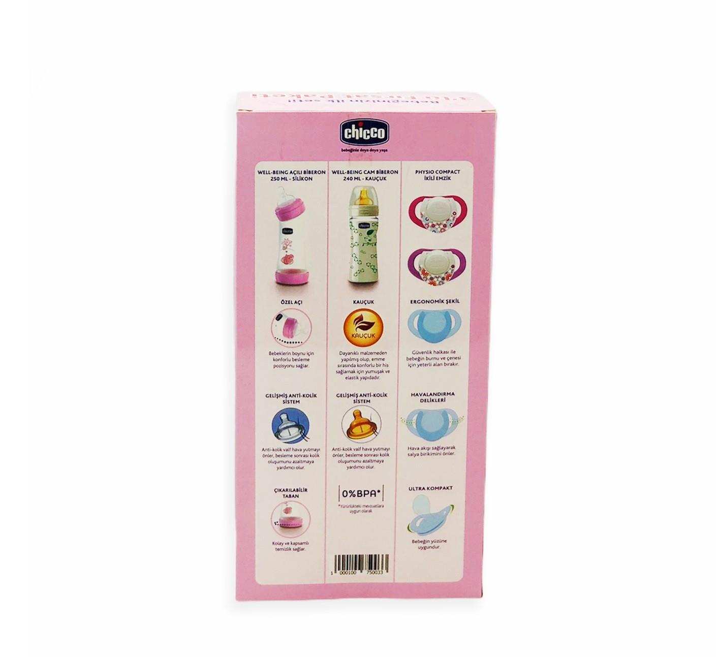 Chicco Bebeğinizin İlk Seti 3lü Fırsat Paketi - Pembe