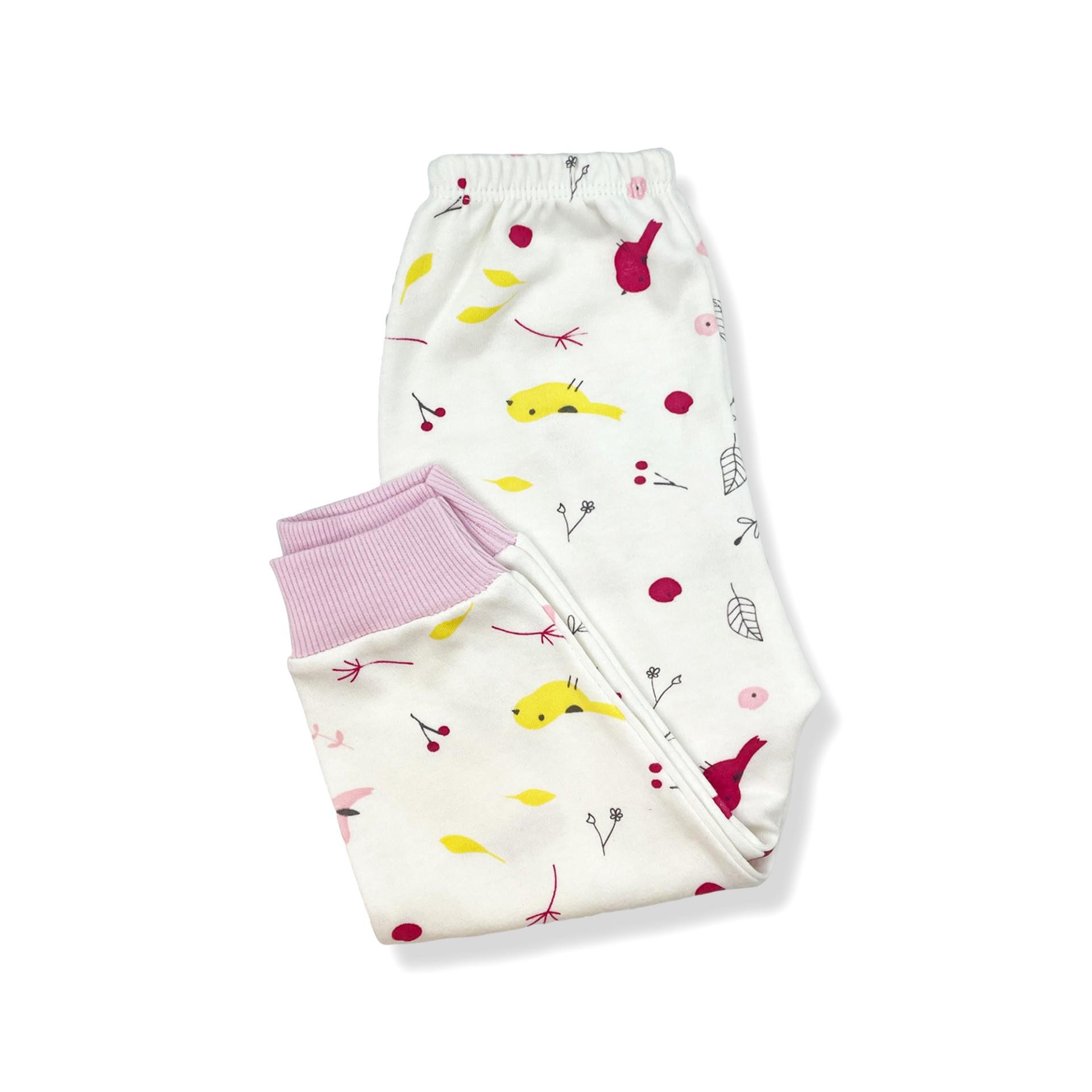 Sema Baby Happy Birds Bebek Pijama Takımı Pembe 6-9 Ay