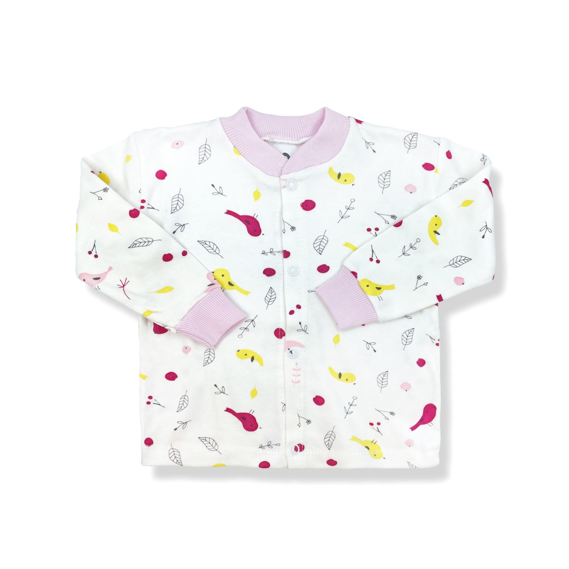 Sema Baby Happy Birds Bebek Pijama Takımı Pembe 6-9 Ay