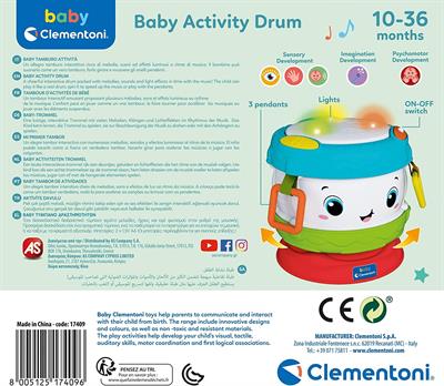 Baby Clementoni Aktiviteli Bebek Davulu