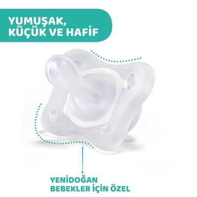 Chicco PhysioForma Mini Soft 2li Emzik 0-2 Ay Erkek