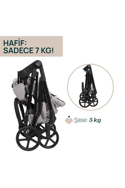 Chicco Seety Çift Yönlü Bebek Arabası - Florence Beige