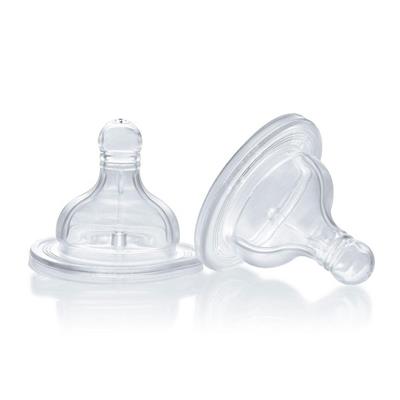 Chicco Wellbeing Biberon Emziği 6 ay+ Mama Akış 2li Silikon