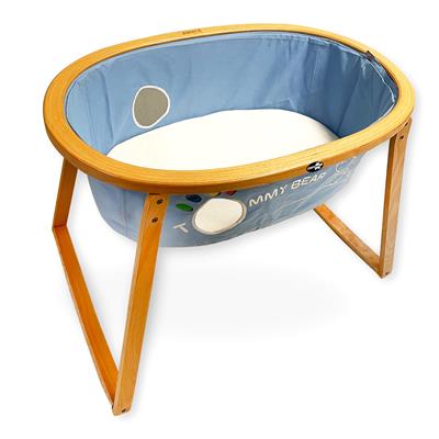 Comfymax Sallanır Ahşap Bebek Beşiği 101x67cm