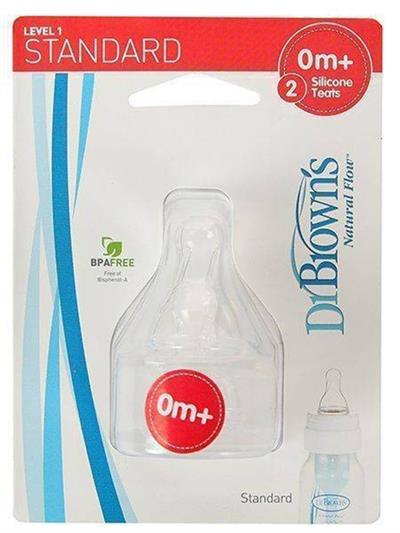 Dr.Browns Biberon Emziği 2li Yenidoğan