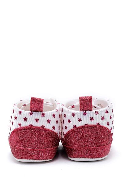 First Step Simli Yıldızlı Patik - Pembe 12-16 Ay / No.19