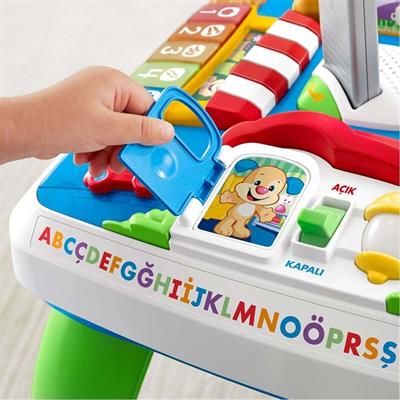 Fisher Price Eğlen & Öğren Eğitici Köpekçiğin Aktivite Masası (Türkçe ve İngilizce)