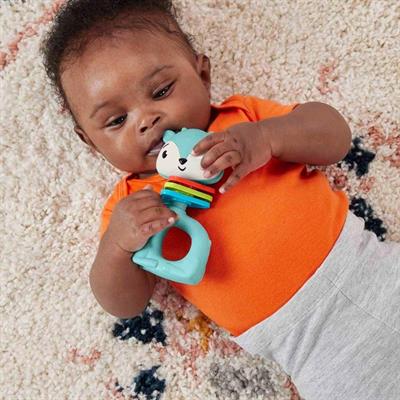 Fisher Price Eğlenceli Dostlar Çıngıraklı Dişlik - Tırtıklı Ceylan HJW11-HKD68