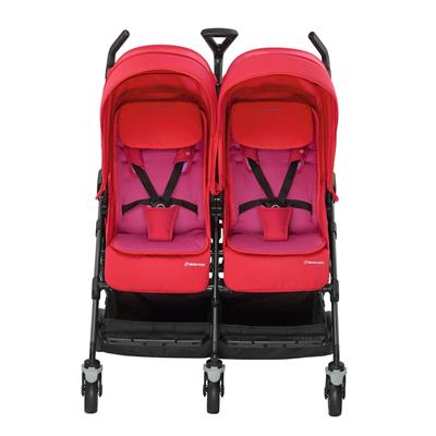 Maxi-Cosi Dana For2 İkiz Bebek Arabası / Red Orchid