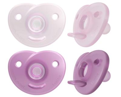 Philips Avent Soothie Ortodontik Saklama Kutulu 2li Emzik 0-6 Ay - Kız
