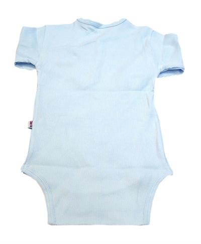 Sema Baby Uzun Kol Kaşkorse Badi (Body) - Mavi  6-12 Ay