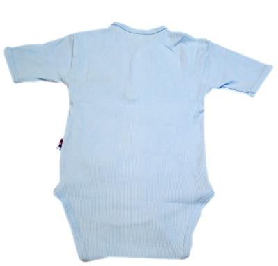 Sema Baby Yarım Kol Kaşkorse Badi (Body) - Mavi  12-18 Ay