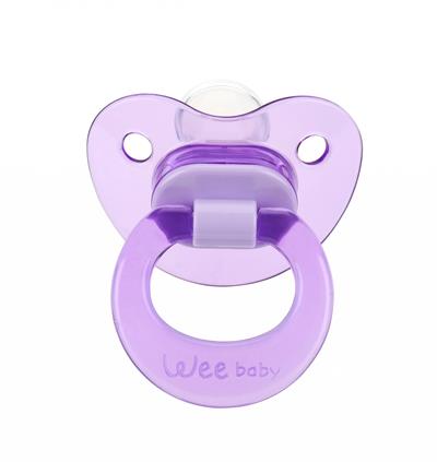 Wee Baby Akide Silikon Damaklı Emzik No:1 (Askılı)
