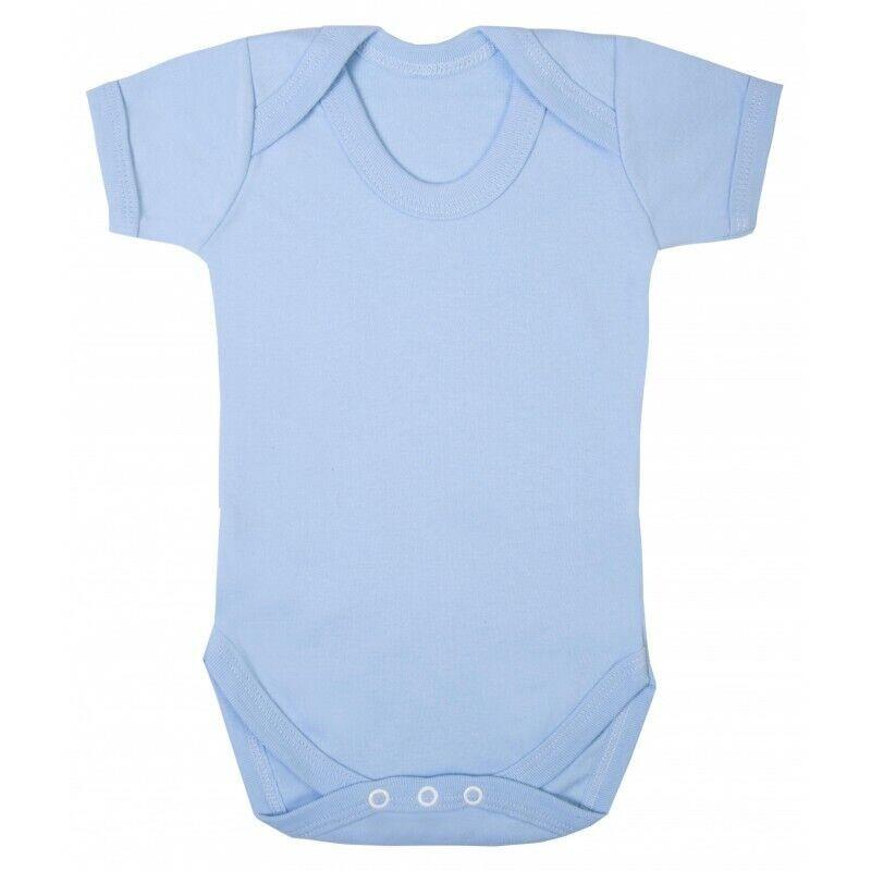 Sema Baby Prematüre Yarım Kol Penye Çıtçıtlı Badi - Mavi