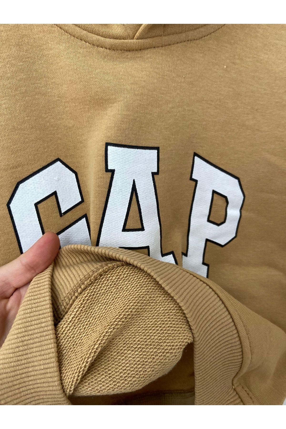 Kapüşonlu GAP Hardal Erkek Alt-Üst Takım
