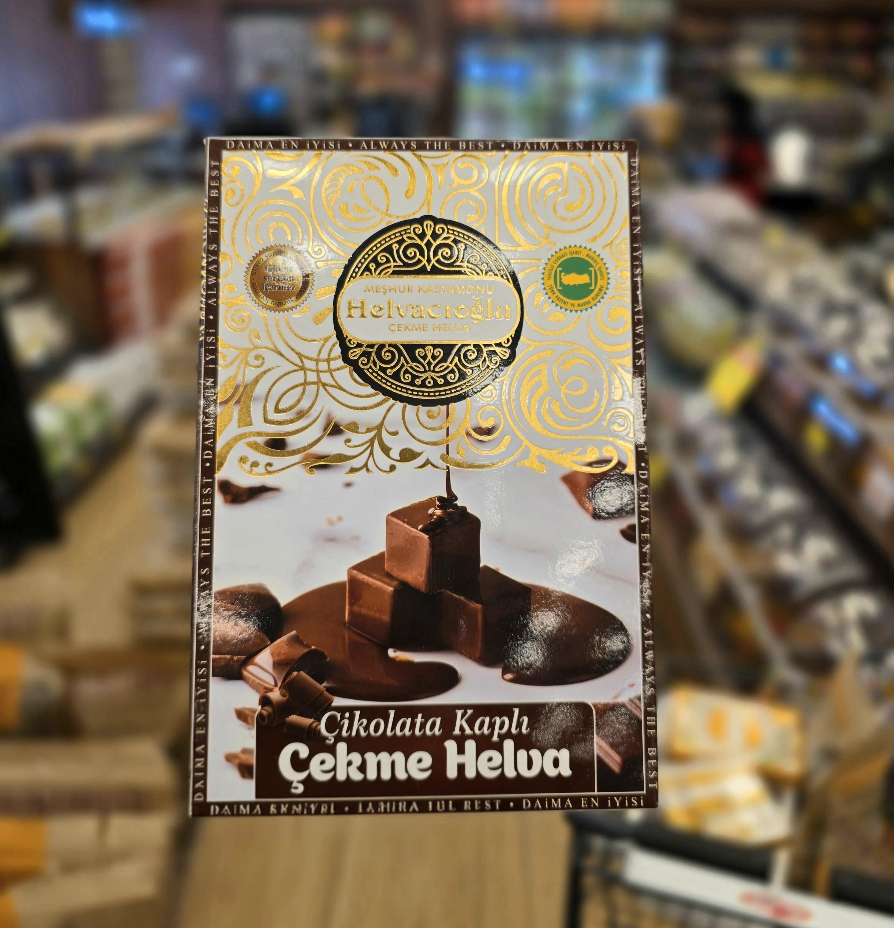 HELVACIOĞLU ÇİKOLATA KAPLI ÇEKME HELVA