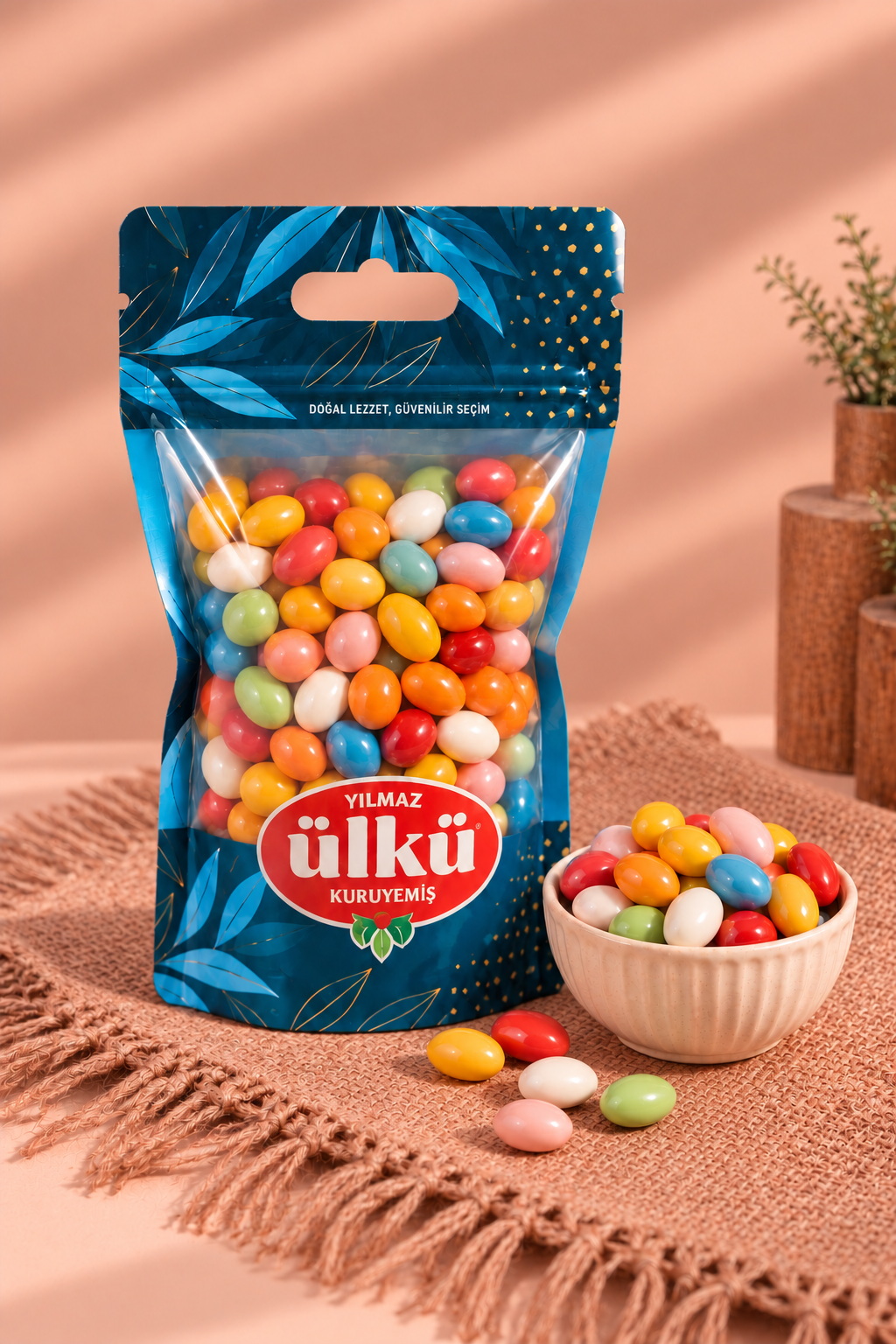 Renkli Badem Draje | Çikolatalı ve Lezzetli Badem Draje