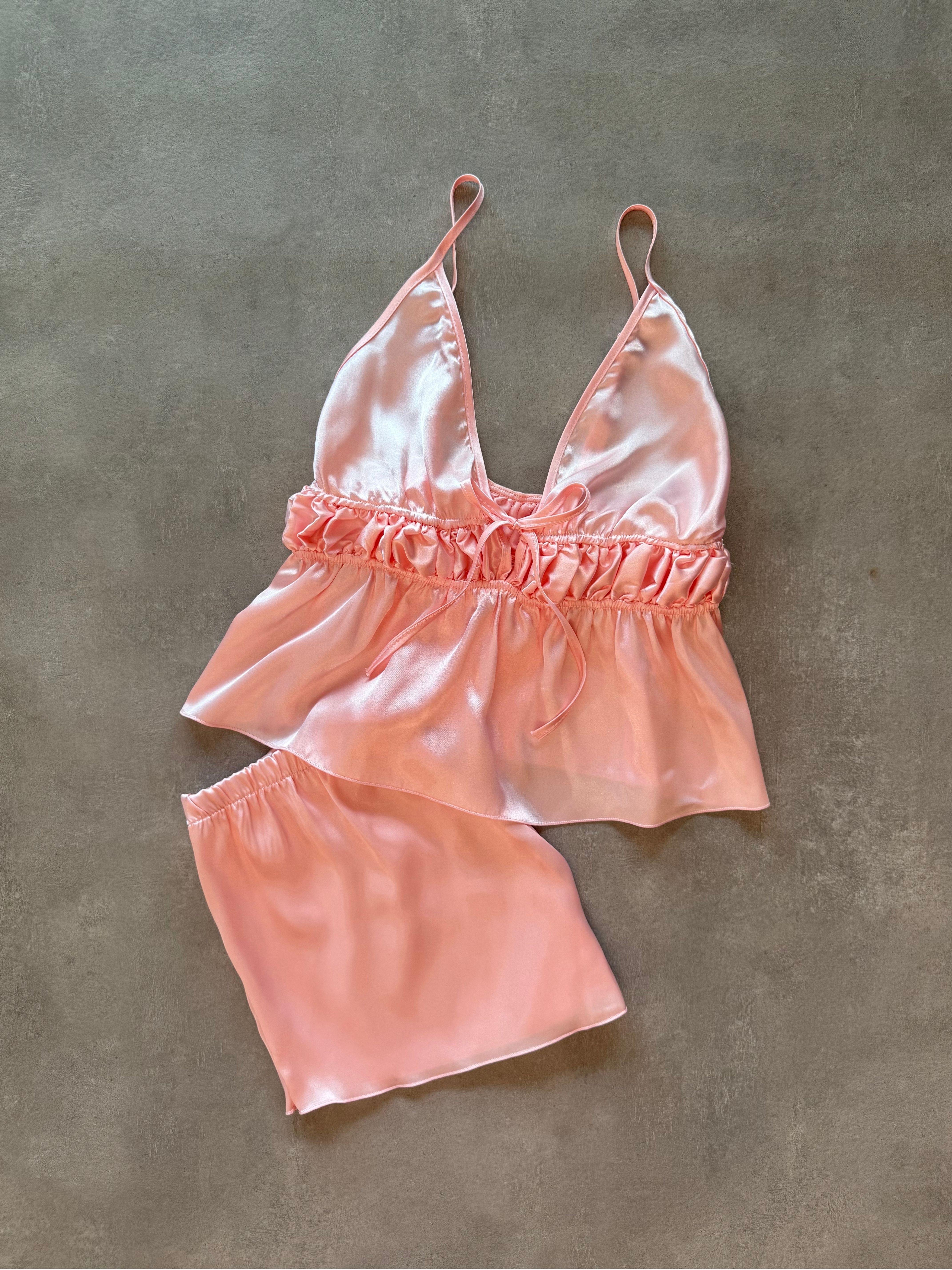 Rosélia Saten Gecelik Takımı