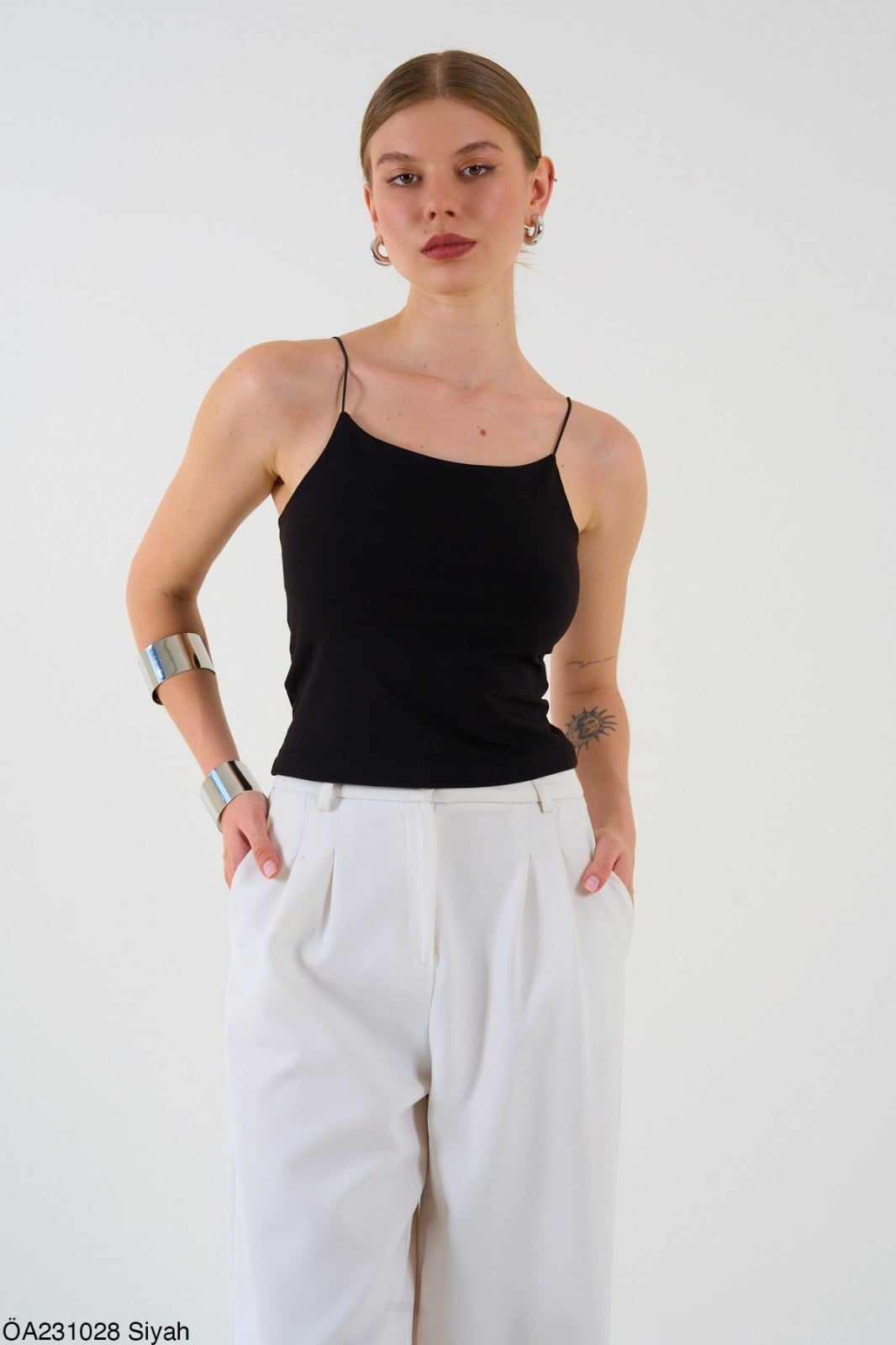  Askılı Atlet SİYAH