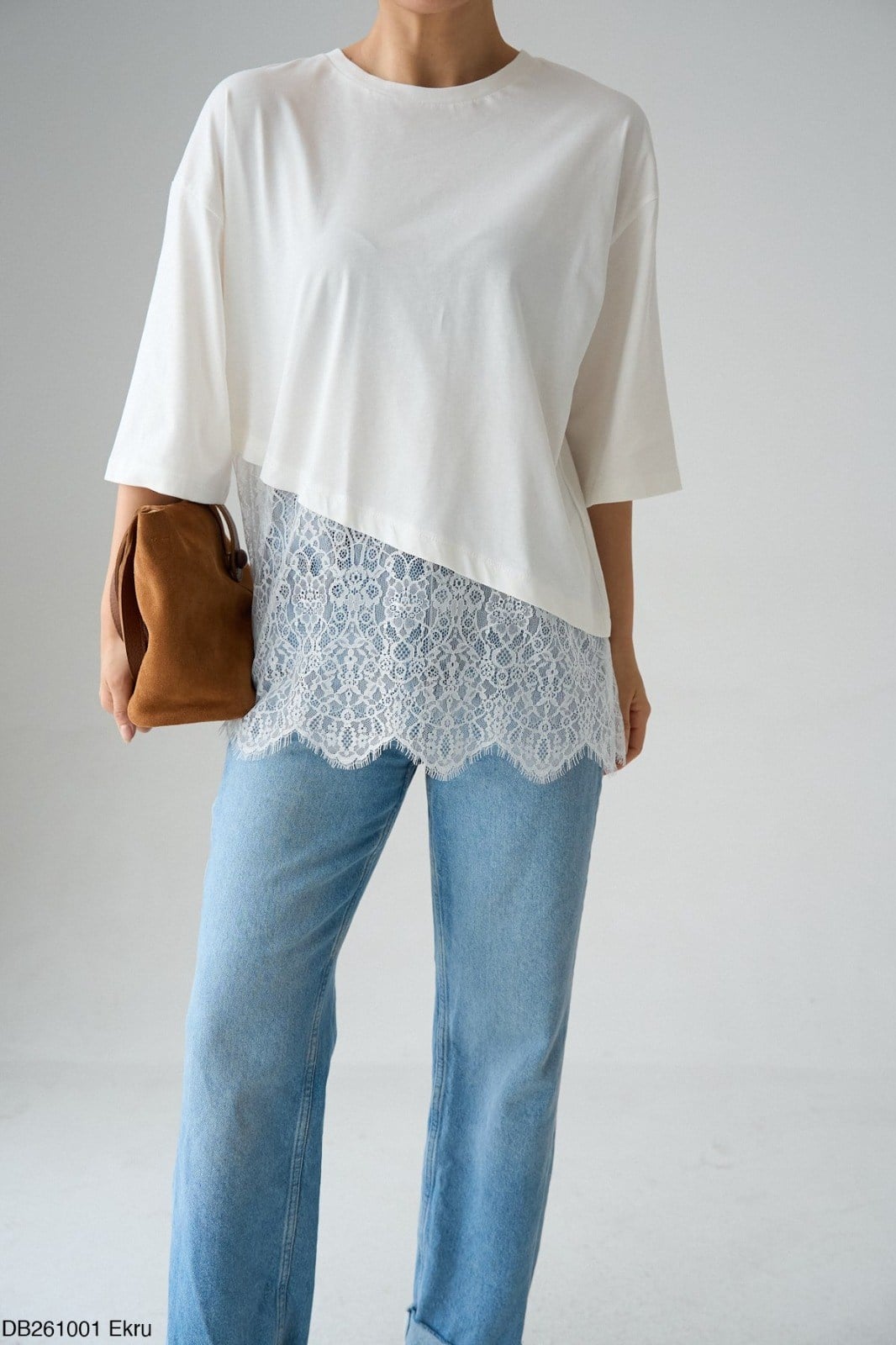 Dantel Detay Tshirt