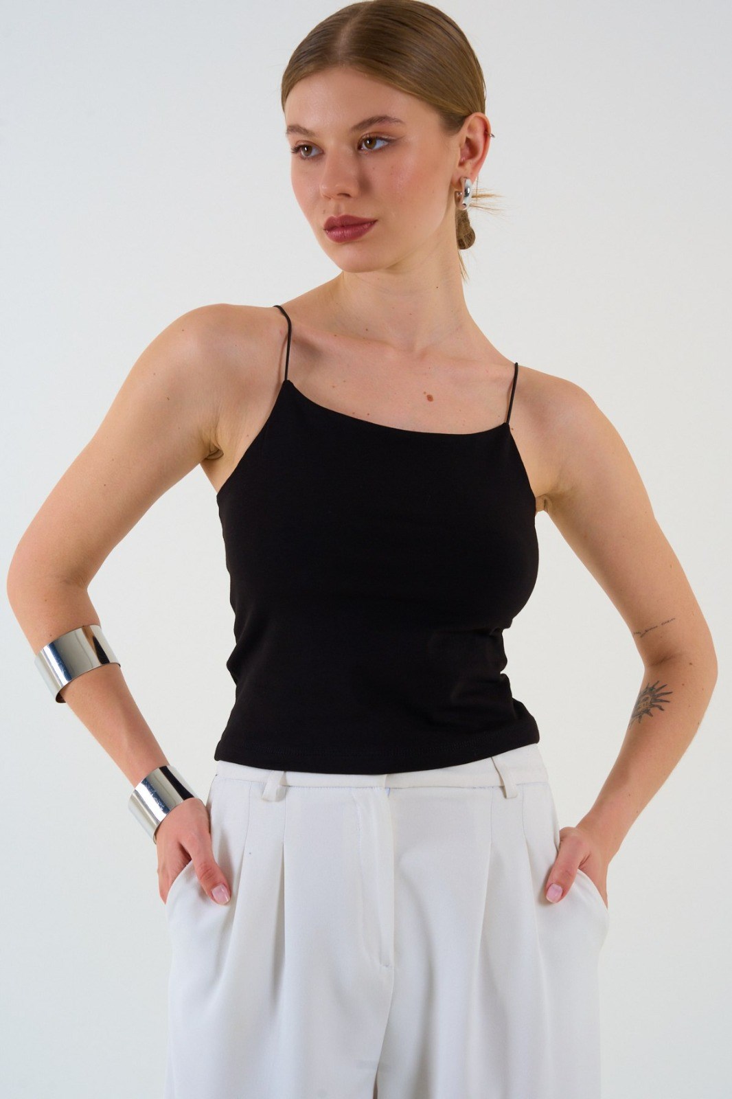  Askılı Atlet SİYAH