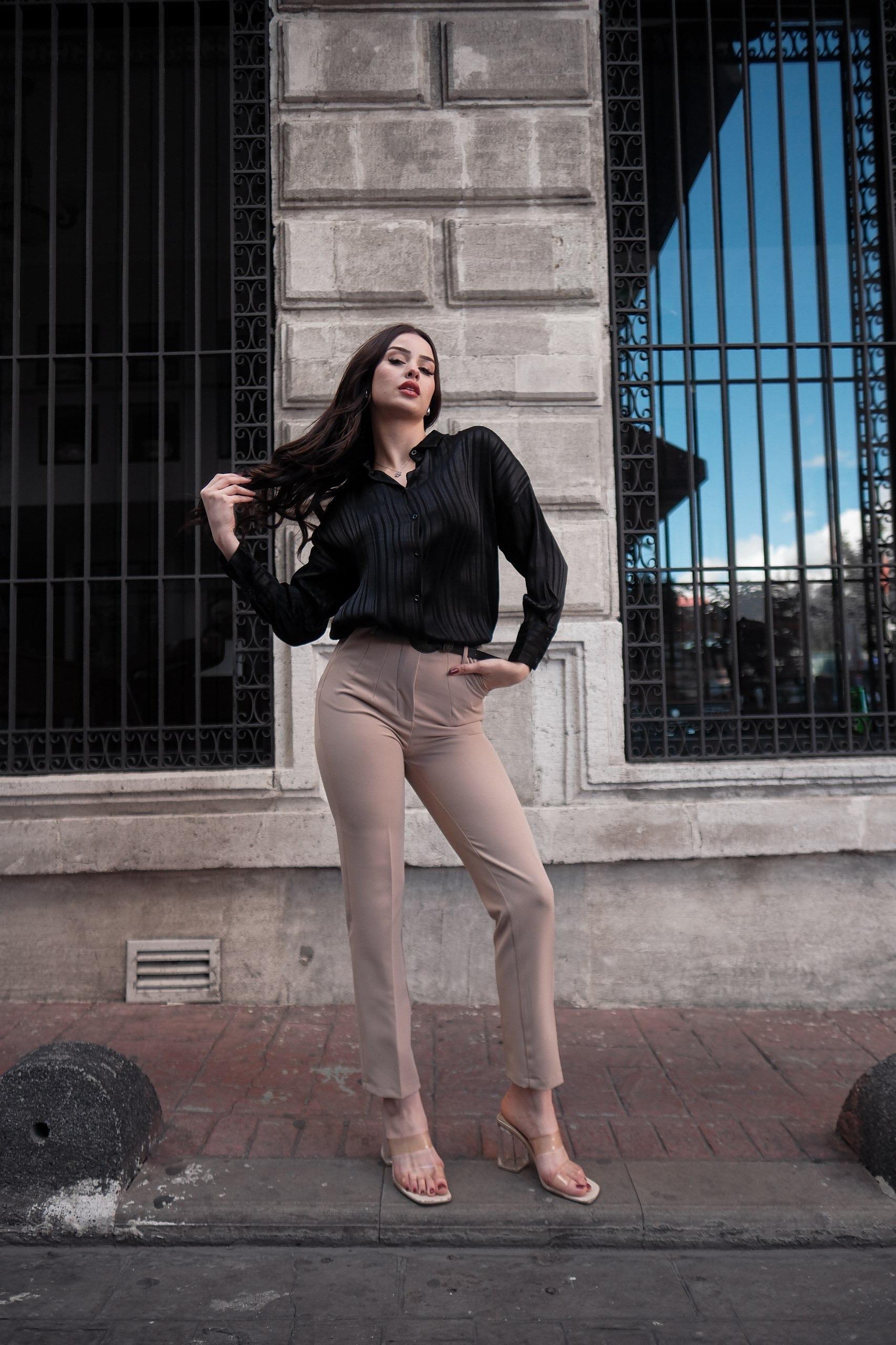 Lizbon Saten Gömlek 