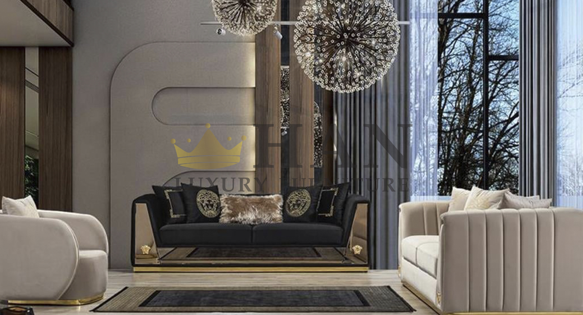 Versace Koltuk Takımı ile Lüksü Evinize Taşıyın