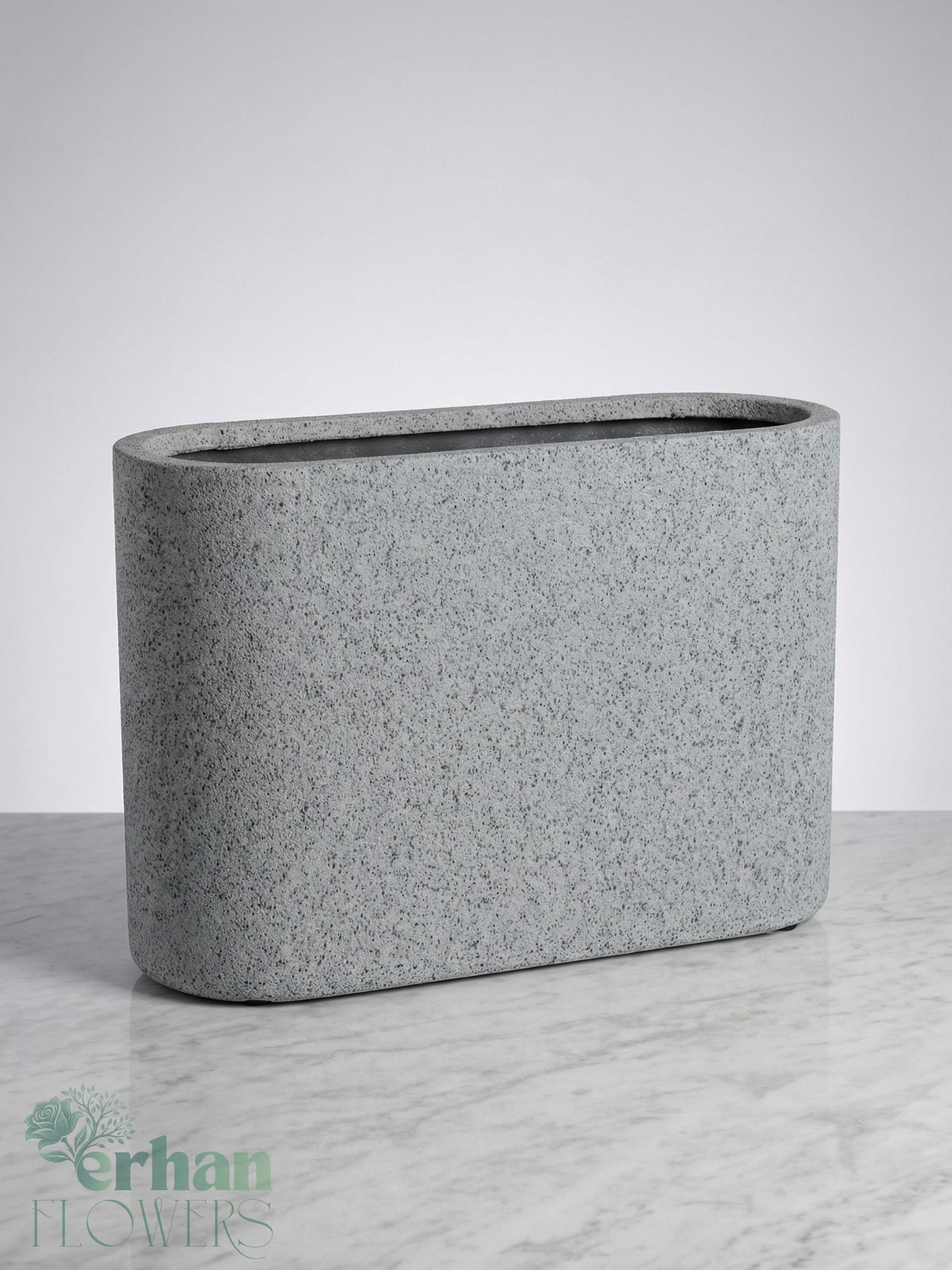 Büyük Oval Seperatör Saksı 30x130x100 cm
