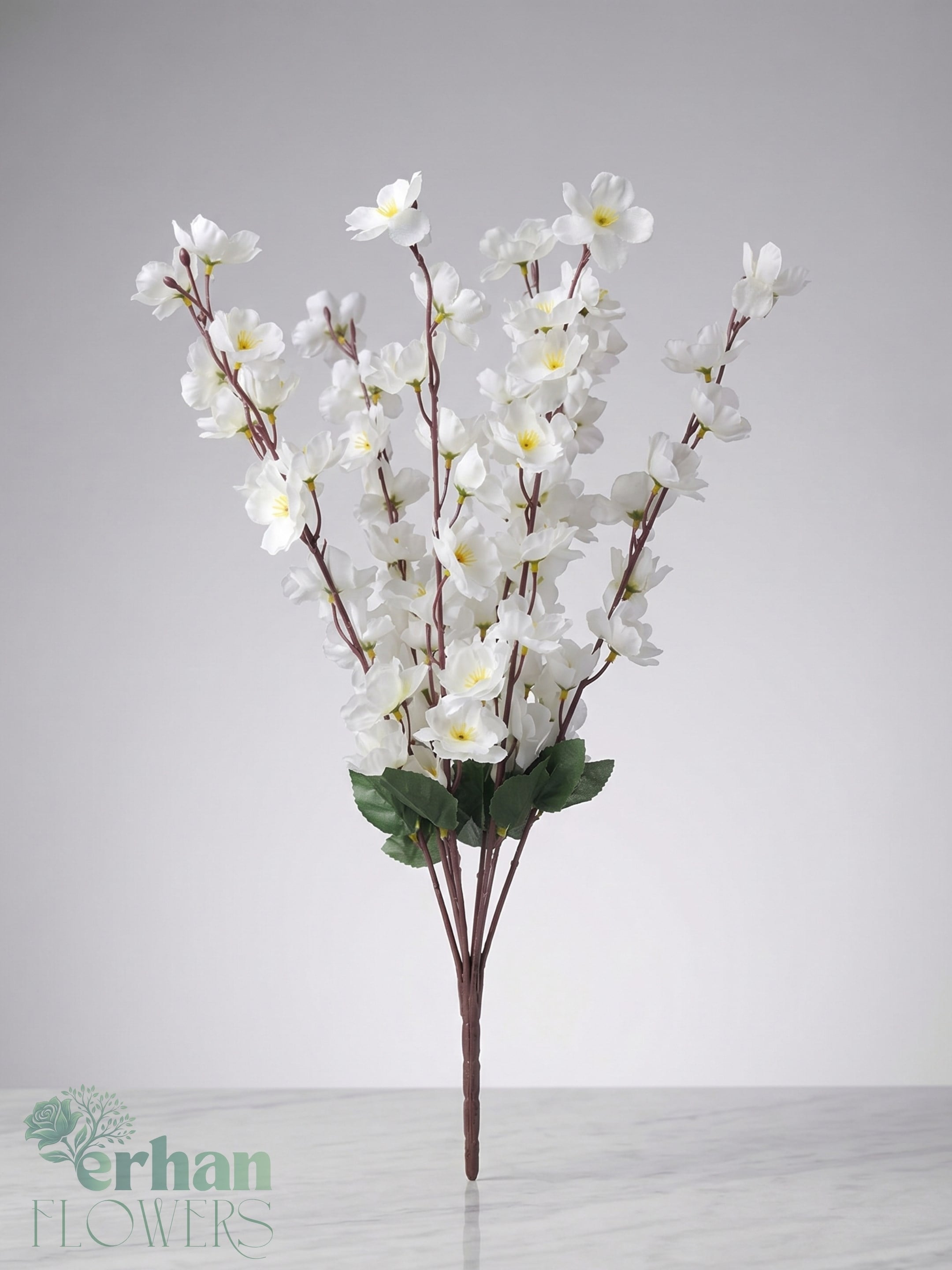 Yapay Bahar Dalı Japon Çiçeği 7 Dal 55 cm | Saksılı SaksısızYapay Bahar Dalı (Japon Çiçeği) Beyaz 7 Dal 55 cm
