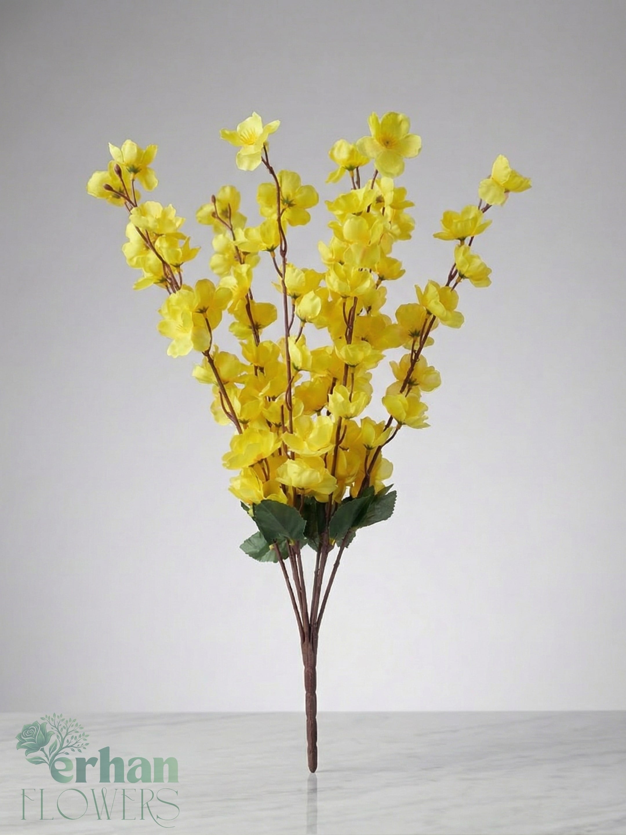 Yapay Bahar Dalı Japon Çiçeği 7 Dal 55 cm | Saksılı SaksısızYapay Bahar Dalı (Japon Çiçeği) Sarı 7 Dal 55 cm