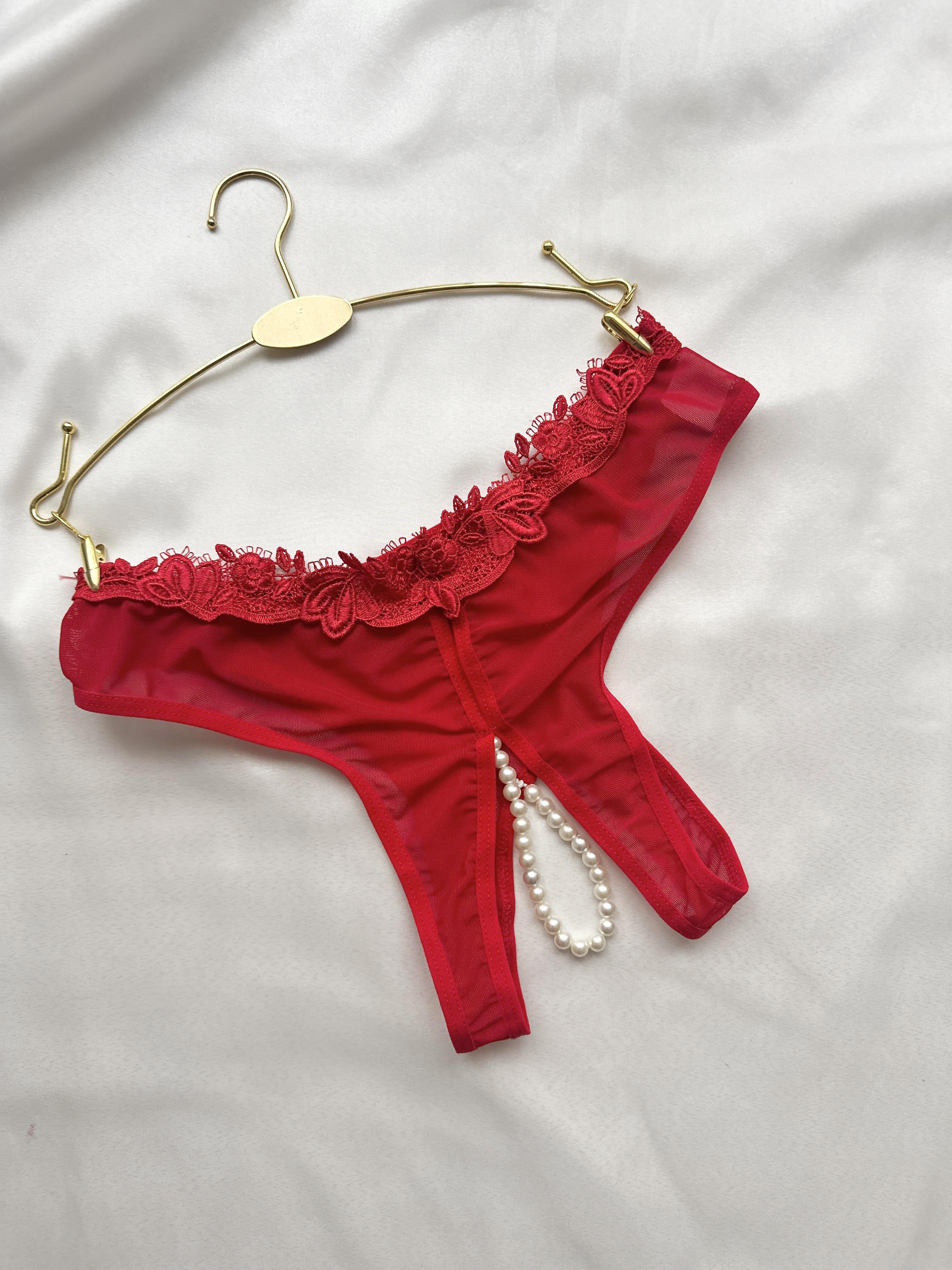 İnci Detaylı Özel Bölgesi Açık Külot