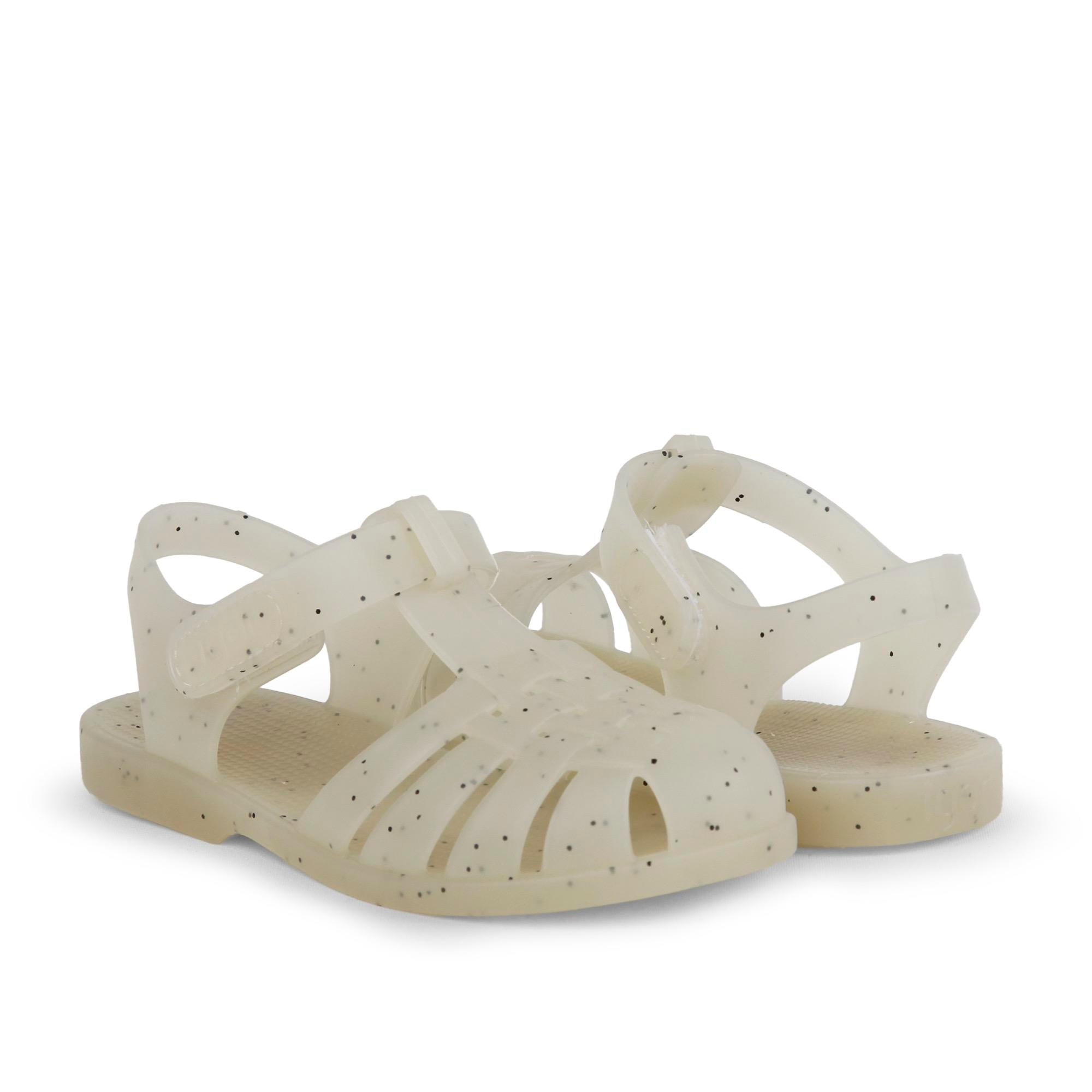 İgor Yazlık Çocuk Sandalet  Clasıca V.Black Glıtter  BB337-102-Crema