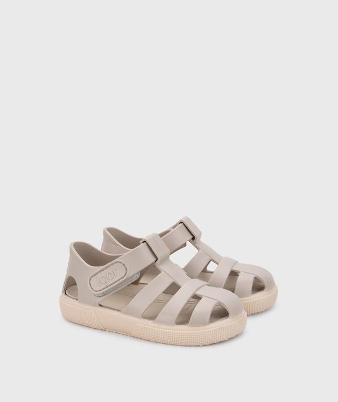 İgor Yazlık Çocuk Sandaleti Bay Sand Krem Vizon S10340-100
