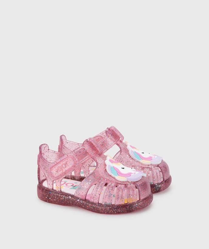 İgor Yazlık Çocuk Sandaleti Tobby Unicorn Fuşya Glitter S10341-387