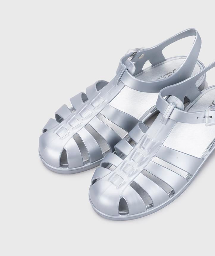 igor Yazlık Kadın Sandaleti Biarritz Metal Plata Gri BB340-201