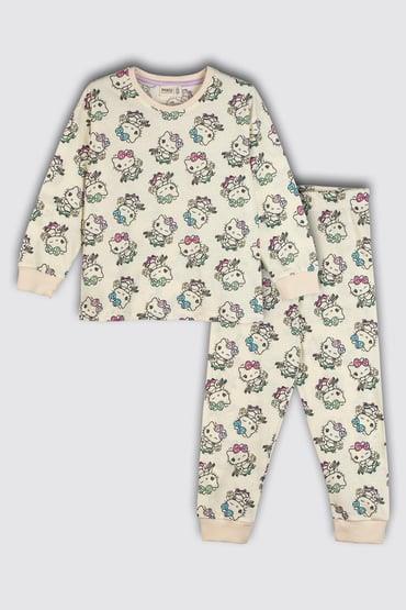 Kız Çocuk 1-3 Yaş Hello Kitty Pijama Takımı PJ-11107