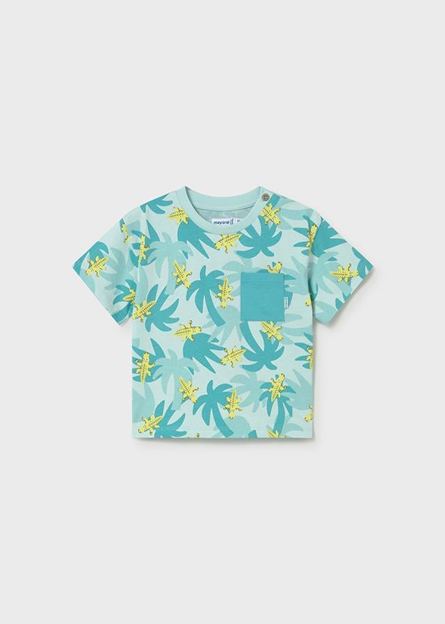Mayoral Erkek Palmiya T-shirt Yeşil 1014   