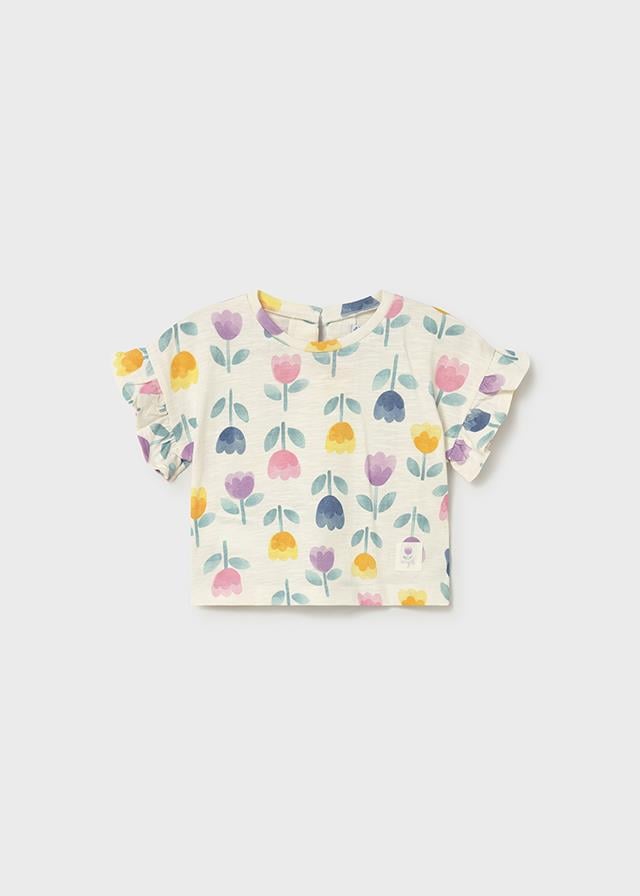 Mayoral Kız Lale T-shirt Vizon 1082  