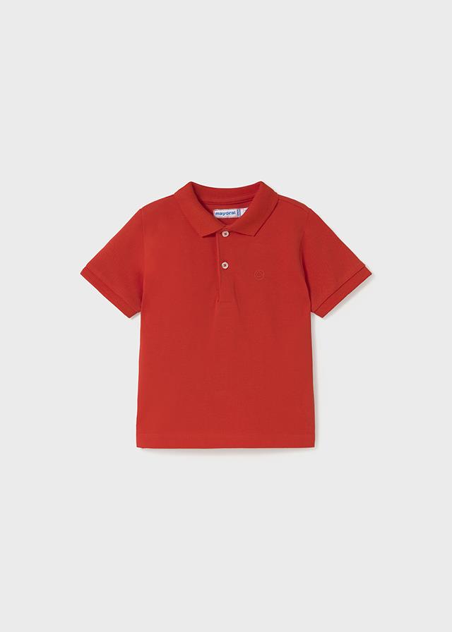 Mayoral Yazlık Erkek Bebek Kısa Kol Polo Yaka T-shirt Kırmızı 102